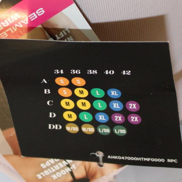 Maidenform Women's Wireless Seamless Lift Size 2XL/42C/40D/42D - Picture 9 of 11